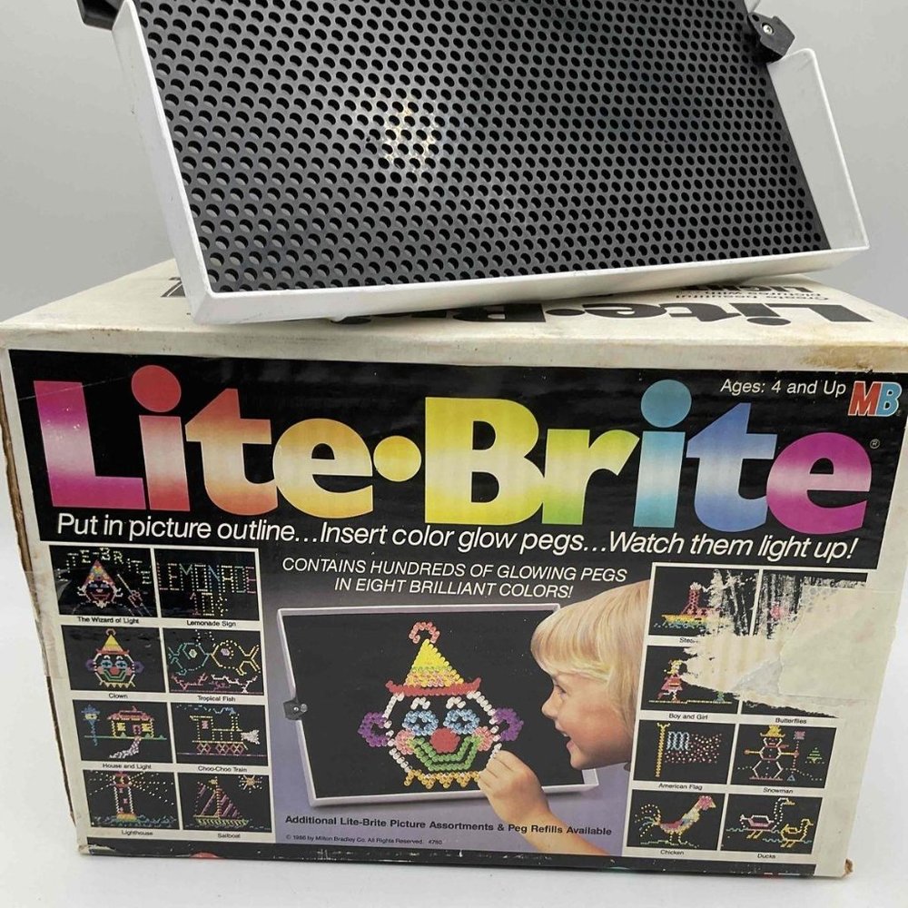 1986 Milton Bradley Lite Brite